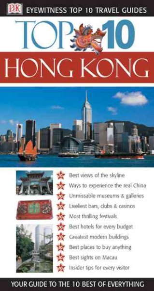 Eyewitness Top 10 Travel Guides: Hong Kong (Eyewitness Travel Top 10) cover
