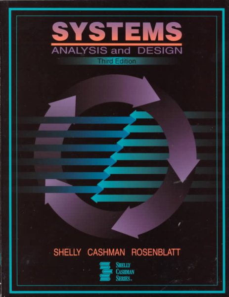 Systems Analysis and Design, 3rd Edition cover