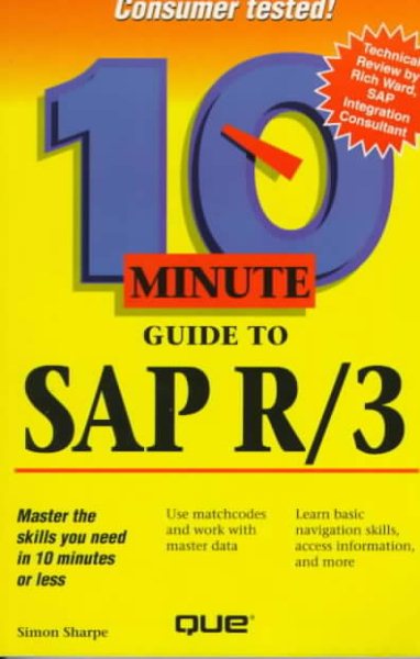 10 Minute Guide to Sap R/3