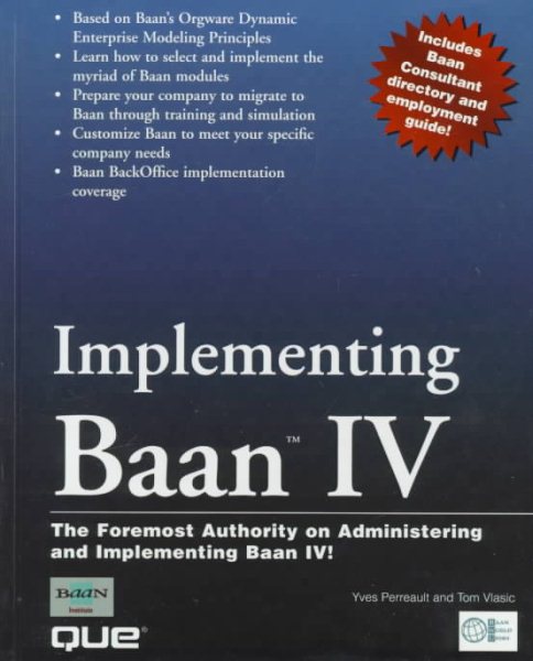 Implementing Baan IV cover
