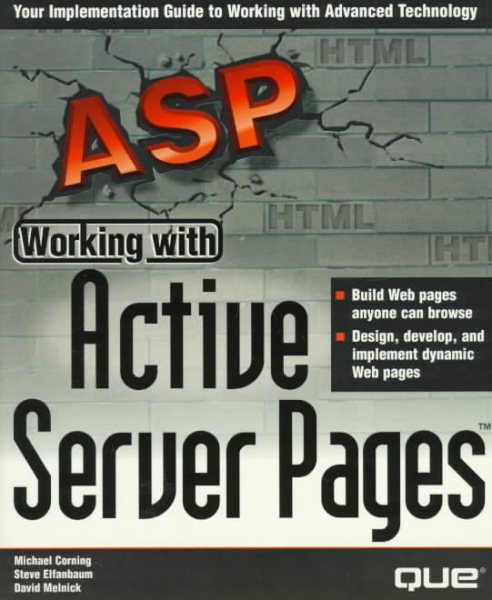 Working With Active Server Pages cover