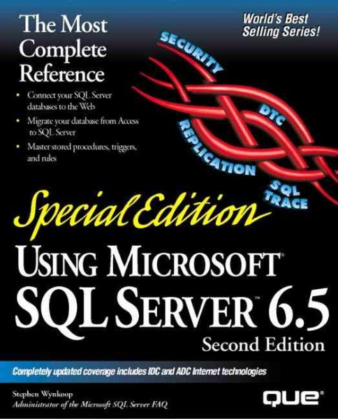 Special Edition Using Microsoft SQL Server 6.5 (2nd Edition) cover