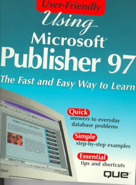 Using Microsoft Publisher 97 (User-friendly) cover