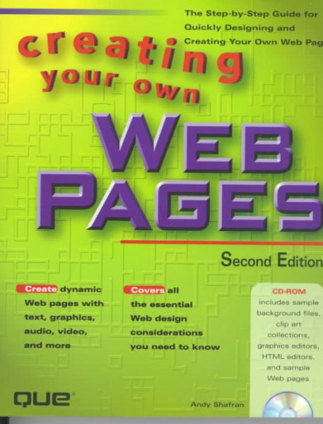 Creating Your Own Web Pages cover