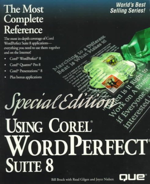 Using Corel Wordperfect Suite 8 (Special Edition Using) cover