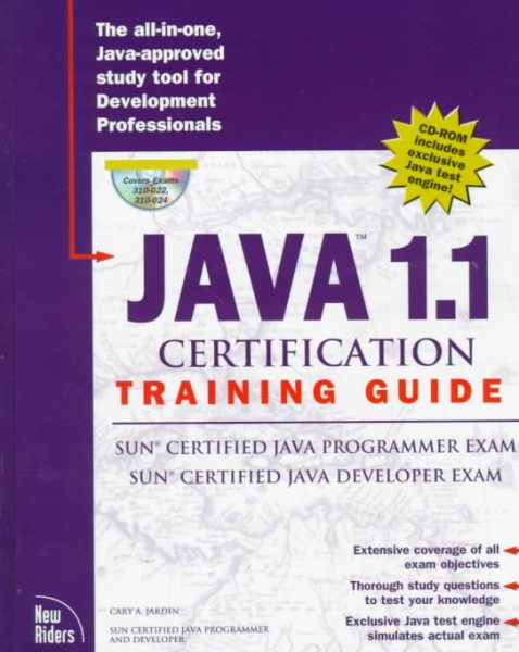 Java 1.1 Certification Training Guide cover