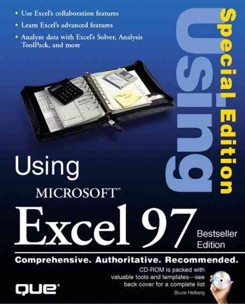 Special Edition Using Microsoft Excel 97, Best Seller Edition (2nd Edition)