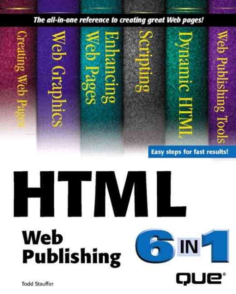 Html Web Publishing 6-In-1 cover