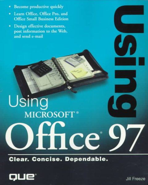 Using Microsoft Office 97 cover