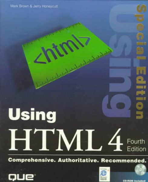 Using Html 4 (Special Edition Using) cover