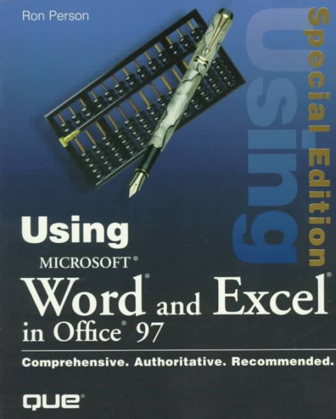 Using Microsoft Word and Excel in Office 97 (SPECIAL EDITION USING) cover