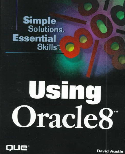 Using Oracle 8 (Using Series) cover