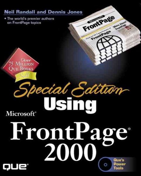 Special Edition Using Microsoft Frontpage 2000 cover