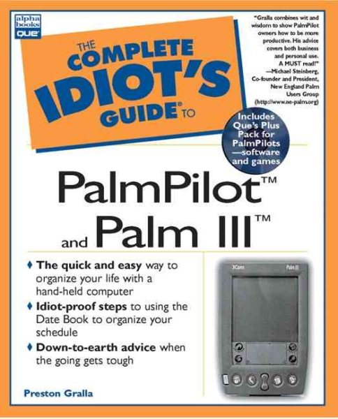 Complete Idiot's Guide to PalmPilot & Palm III (The Complete Idiot's Guide)
