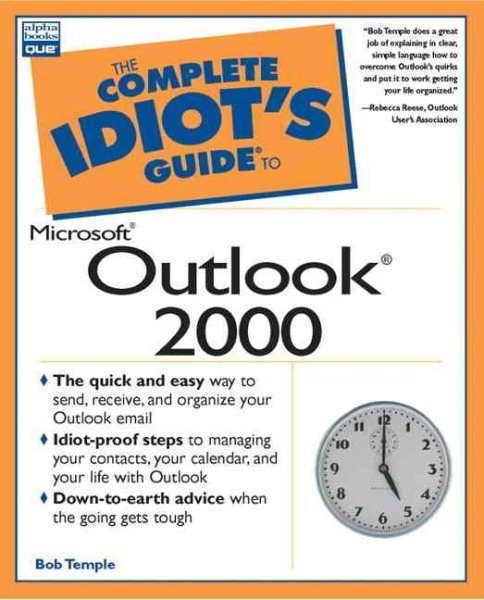 Complete Idiot's Guide to Microsoft Outlook 2000 cover