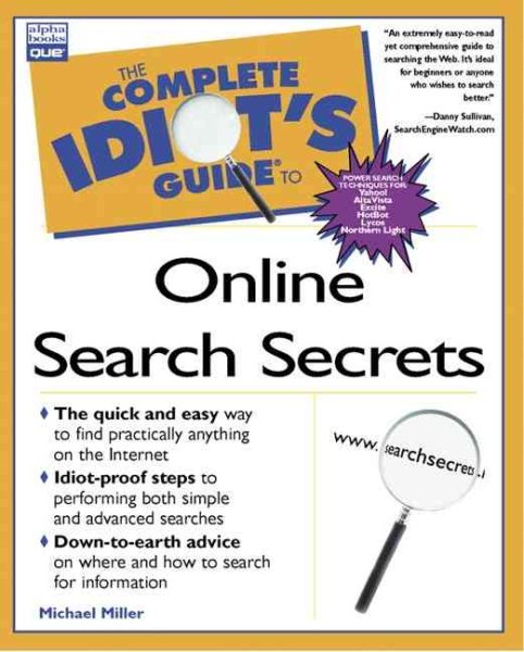 Complete Idiot's Guide to Online Search Secret (The Complete Idiot's Guide) cover