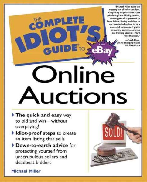 Complete Idiot`s Guide to Online Auctions cover