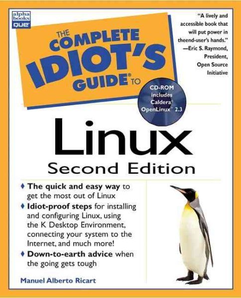 The Complete Idiot's Guide to Linux (2nd Edition) cover