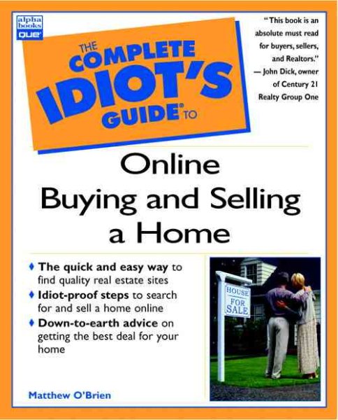 Complete Idiot's Guide to Online Buying and Selling a Home (Complete Idiot's Guide) cover