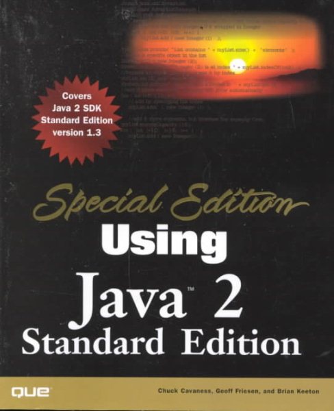 Special Edition Using Java 2, Standard Edition cover