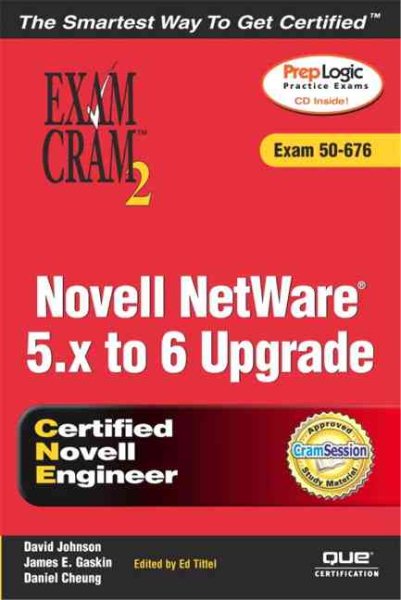 Novell Netware 5.x to 6 Upgrade Exam Cram 2 cover