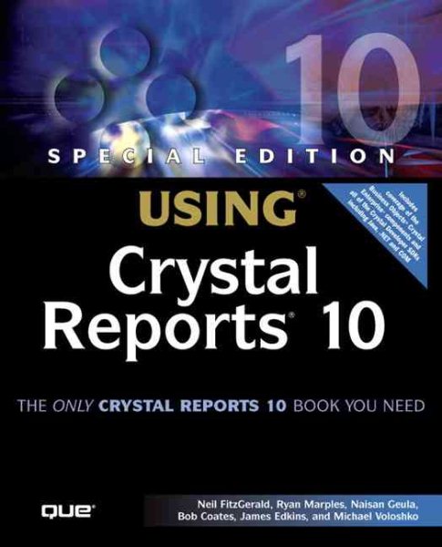 Special Edition Using Crystal Reports 10 cover