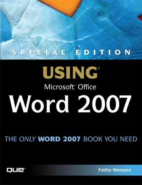 Special Edition Using Microsoft Office Word 2007 cover
