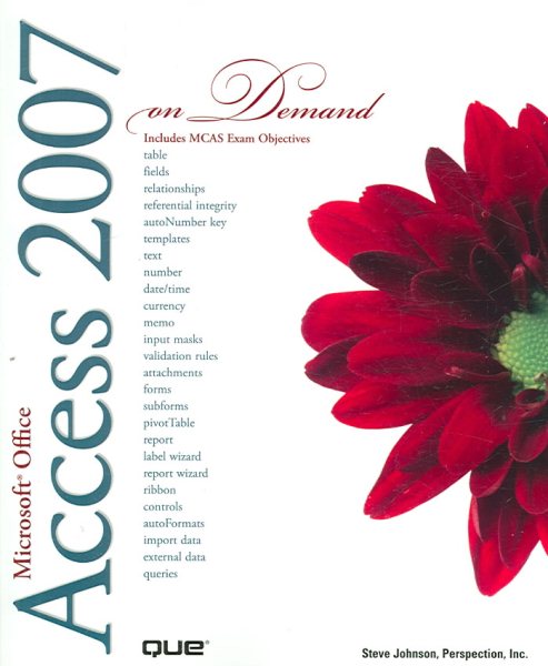 Microsoft Office Access 2007 on Demand cover