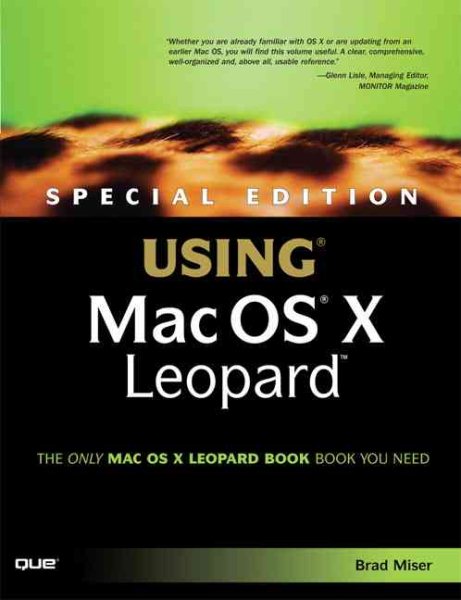 Special Edition Using MAC OS X Leopard cover