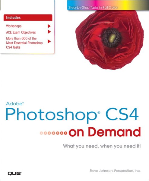 Adobe Photoshop CS4 on Demand cover
