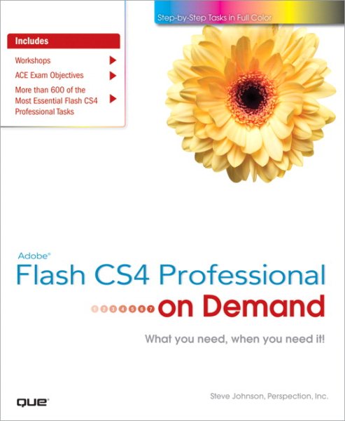 Adobe Flash Cs4 Professional on Demand cover