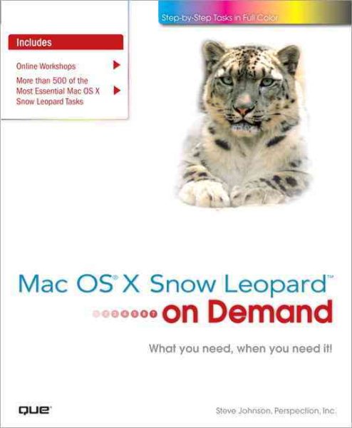 Mac OS X Snow Leopard On Demand cover
