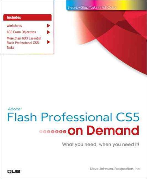 Adobe Flash Professional CS5 on Demand cover