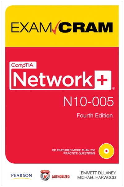 CompTIA Network+ N10-005 Exam Cram cover
