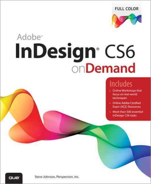 Adobe InDesign CS6 on Demand cover