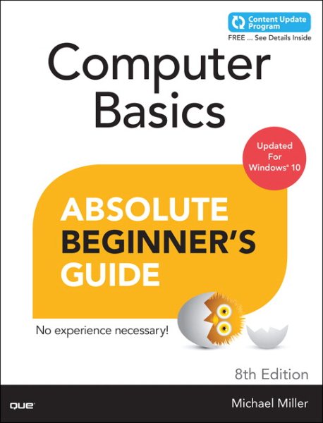 Computer Basics Absolute Beginner's Guide: Windows 10 Edition cover