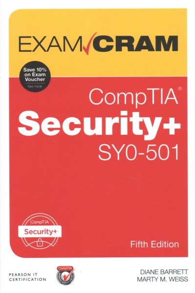 Comptia Security+ Sy0-501 Exam Cram (Exam Cram (Pearson)) cover