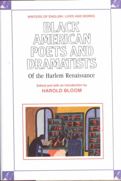 Black American Poets & Dramatists of the Harlem Renaissance (Writers of English) cover