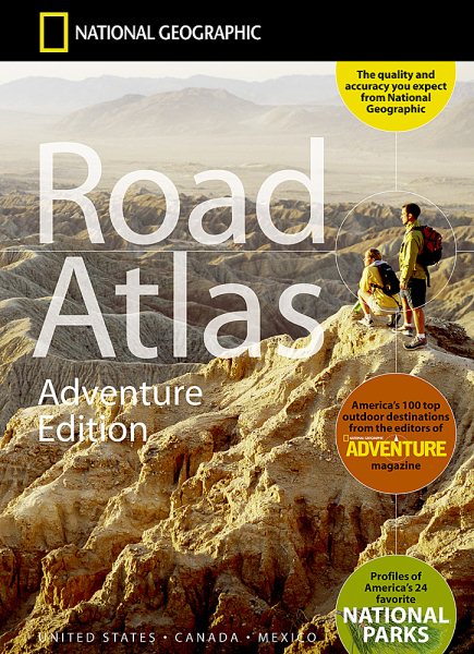 National Geographic Road Atlas 2020: Adventure Edition [United States, Canada, Mexico] cover