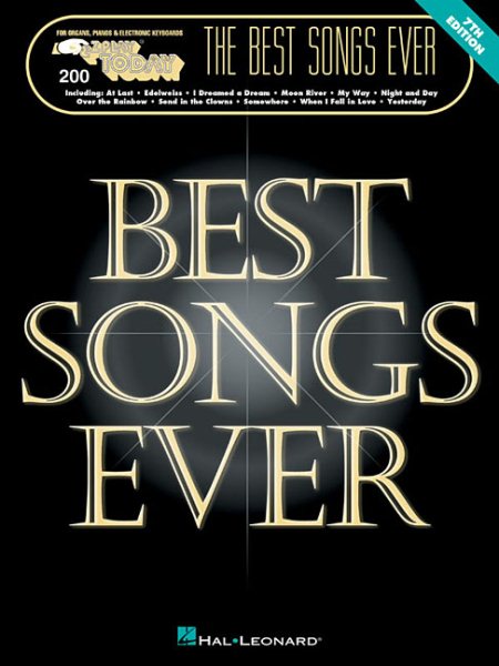 The Best Songs Ever (E-Z Play Today 200) cover