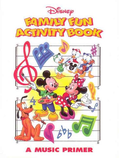 Disney Family Fun Activity Book cover