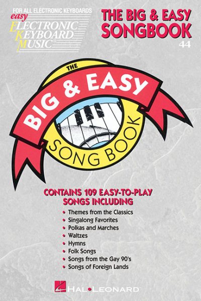 Big & Easy Songbook: Easy Electronic Keyboard Music Vol. 44 cover