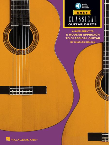 Easy Classical Guitar Duets: Book/Online Audio cover