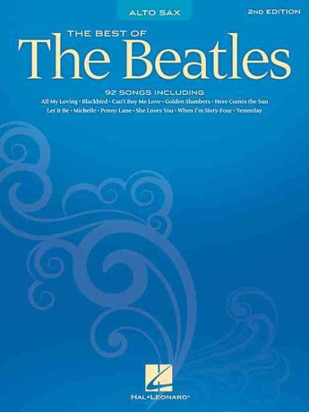 Best of the Beatles: Alto Sax (Chart) cover