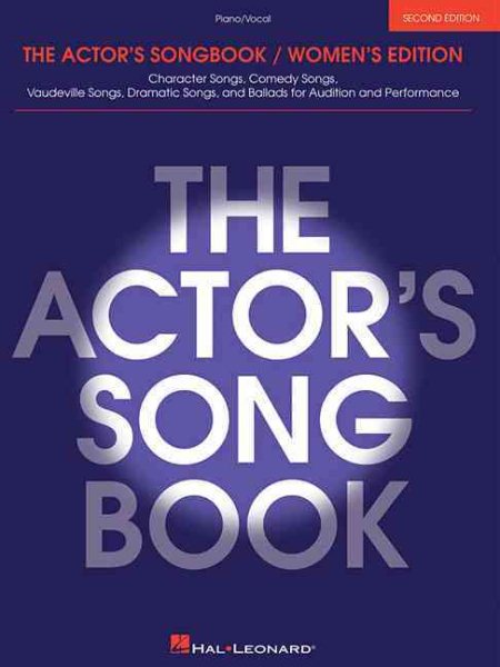 The Actor's Songbook: Women's Edition (Piano Vocal Series) cover
