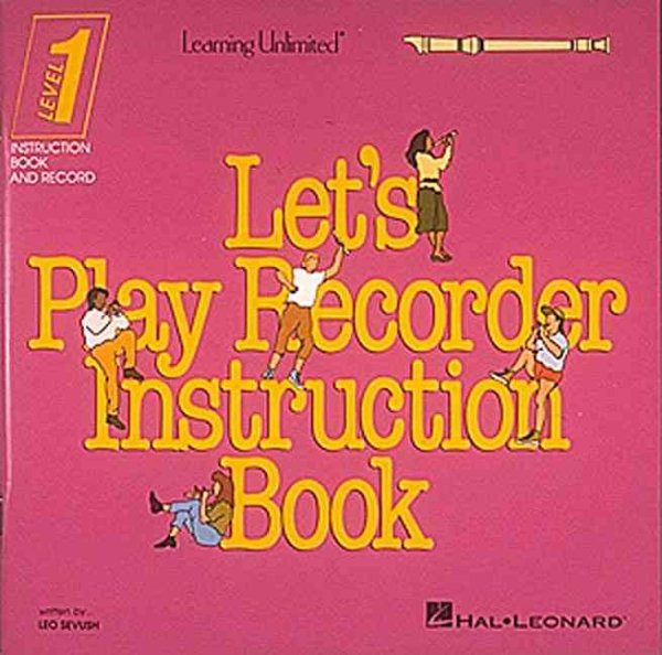 Learning Unlimited Let's Play Recorder instruction book