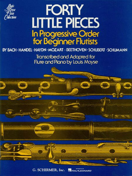 40 Little Pieces in Progressive Order (Louis Moyse Flute Collection) cover