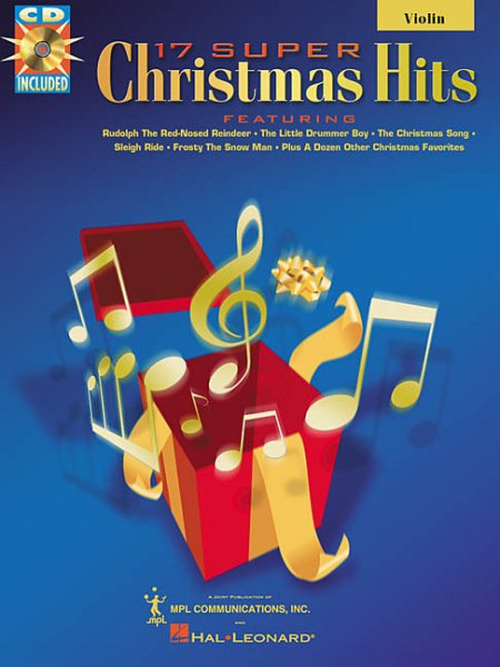 17 Super Christmas Hits: Violin (Book and CD) cover