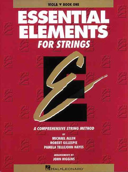 Essential Elements for Strings - Book 1 (Original Series): Viola (Essential Elements Comprehensive String Method) cover