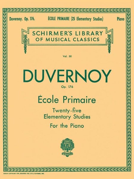 Ecole Primaire (25 Elementary Studies), Op. 176: Schirmer Library of Classics Volume 50 Piano Solo cover